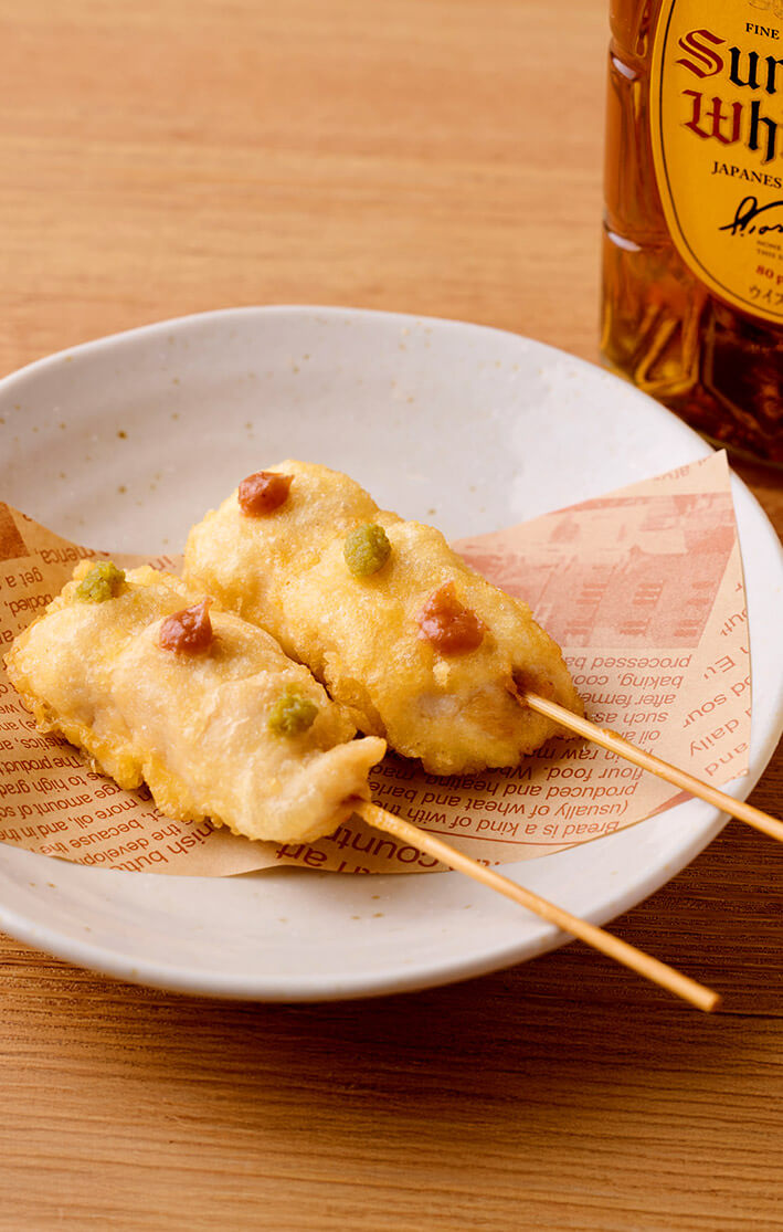 お酒と串