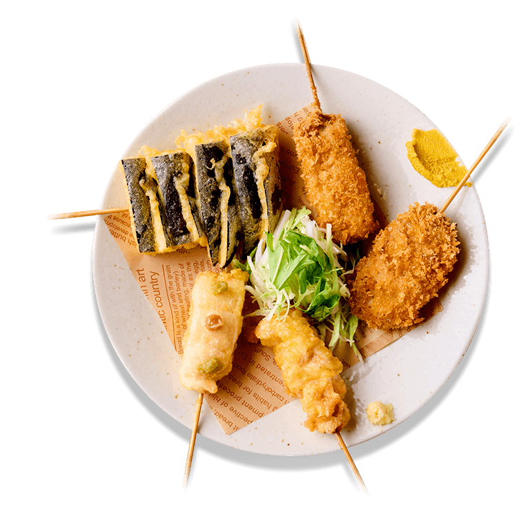 天カツ串5本セット
